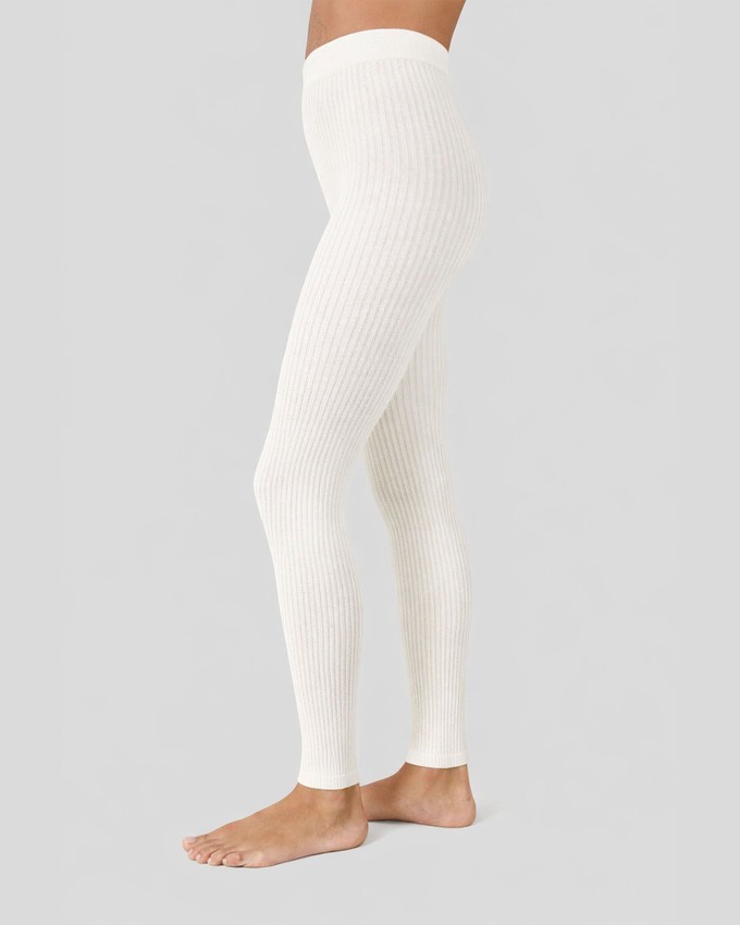 Zoe Ribbed Leggings from Swedish Stockings