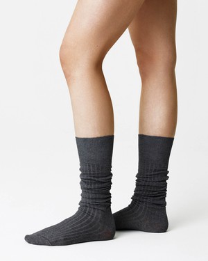 Loelle Ribbed Knee-Highs from Swedish Stockings