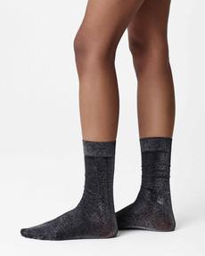 Ines Shimmery Socks via Swedish Stockings