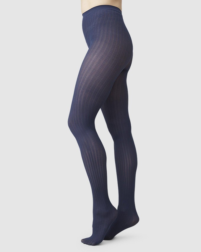 Alma Rib Tights from Swedish Stockings Alma Rib Tights from Swedish Stockings