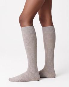 Diana Ribbed Wool Knee-Highs via Swedish Stockings