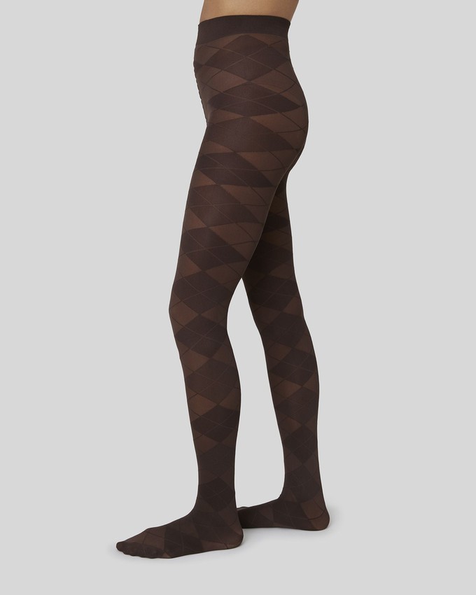 Rebecka Argyle Tights from Swedish Stockings