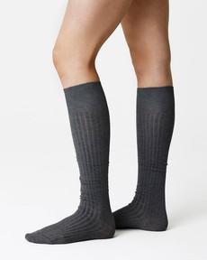 Loelle Ribbed Knee-Highs via Swedish Stockings