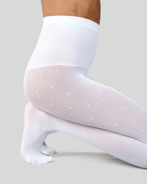 Doris Dots Tights from Swedish Stockings