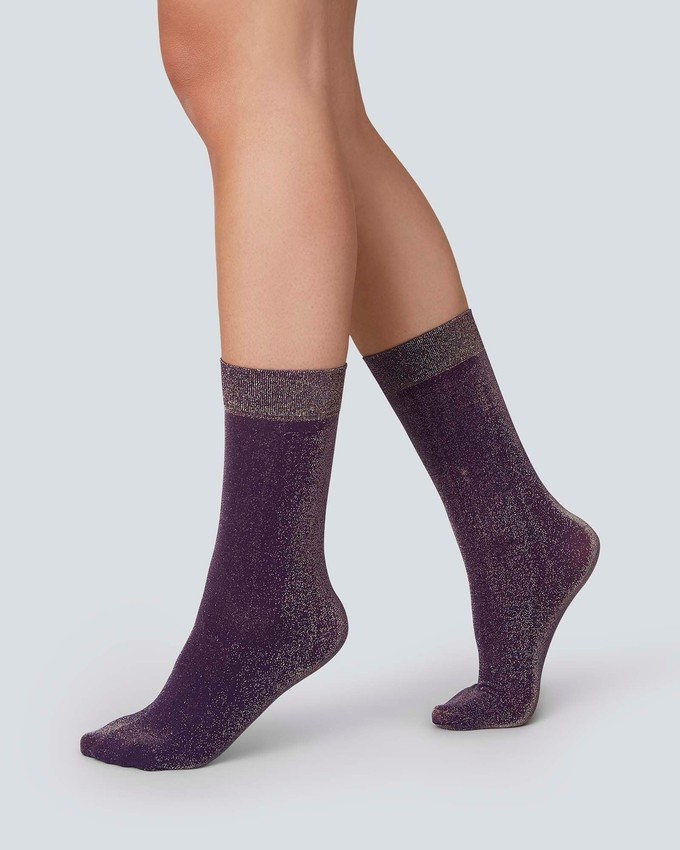 Ines Shimmery Socks from Swedish Stockings