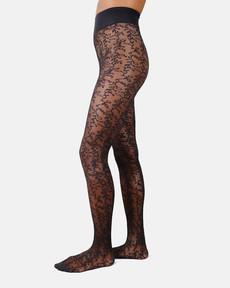 Lo Lace Tights via Swedish Stockings