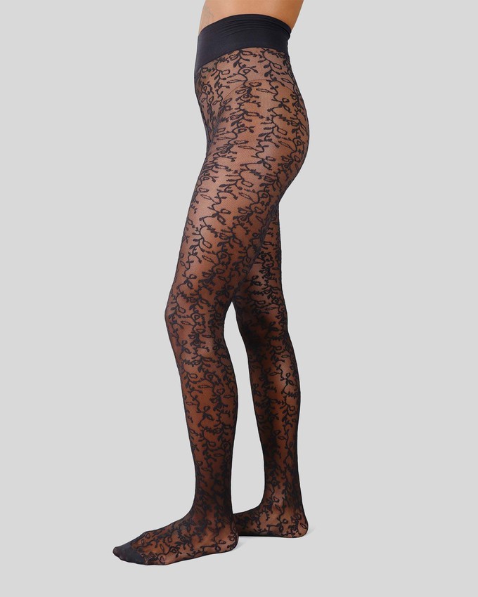 Lo Lace Tights from Swedish Stockings