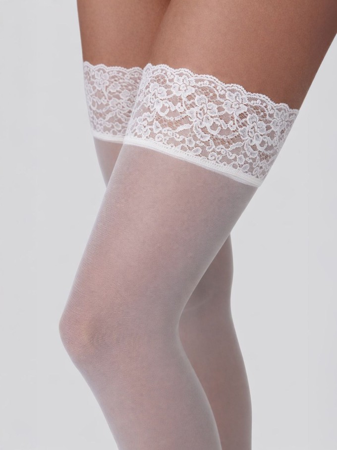 Siv Lace Stay-Ups from Swedish Stockings