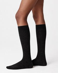 Diana Ribbed Wool Knee-Highs via Swedish Stockings