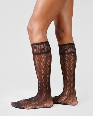 Erica Crochet Knee-Highs from Swedish Stockings