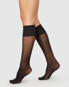 2-Pack Elin Premium Knee-Highs via Swedish Stockings