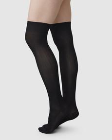 Ella Rib Over-Knee via Swedish Stockings