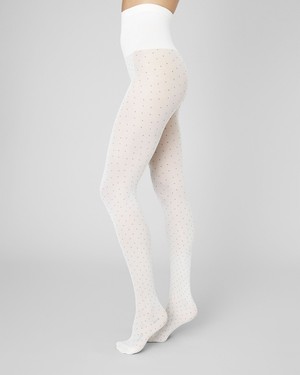 Eira Petite Dots Tights from Swedish Stockings