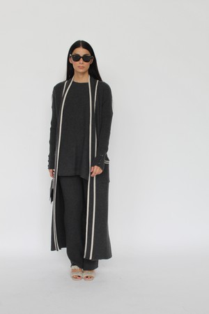 Cashmere blend long cardigan - Alda from Tenné