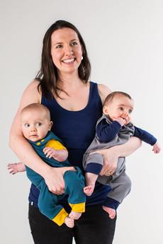 Organic Breastfeeding Vest in Navy from The Bshirt