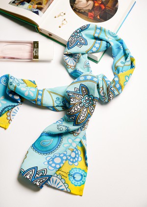 Paisley Breeze Scarf from The Cashmere Clothing