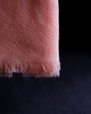 Coral Pink Cashmere Scarf from The Cashmere Clothing