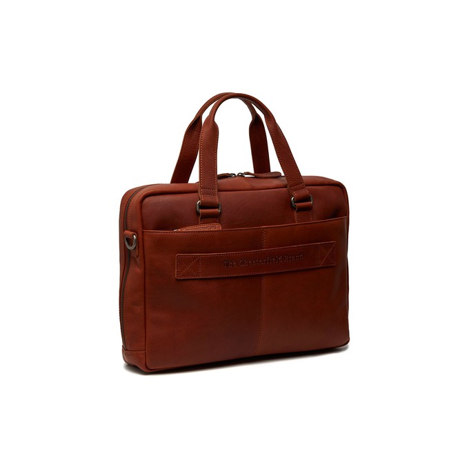 Leather Laptop Bag Cognac Manhattan - The Chesterfield Brand from The Chesterfield Brand