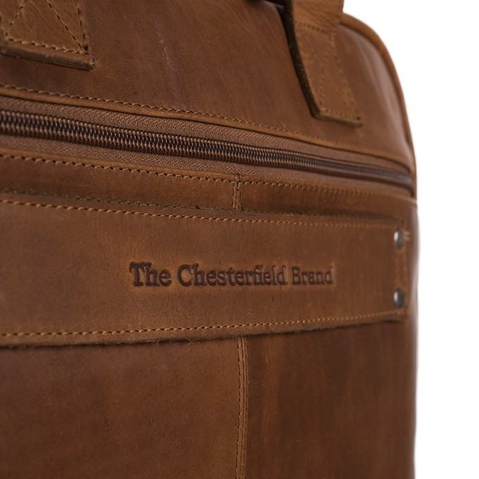Leather Laptop Bag Cognac Calvi - The Chesterfield Brand from The Chesterfield Brand