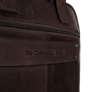 Leather Laptop Bag Brown Calvi - The Chesterfield Brand from The Chesterfield Brand