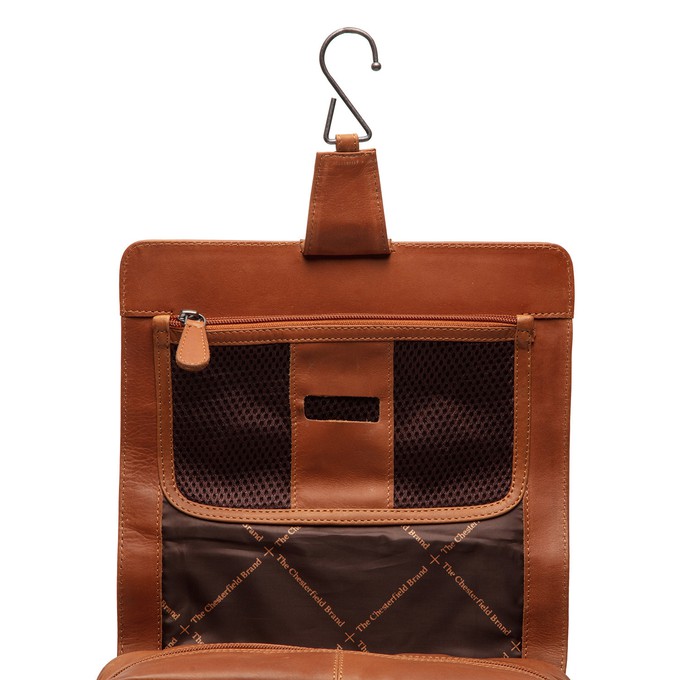 Leather Toiletry Bag Cognac Rosario - The Chesterfield Brand from The Chesterfield Brand