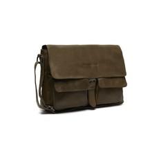 Leather Shoulder Bag Olive Green Interlaken - The Chesterfield Brand via The Chesterfield Brand