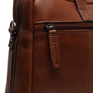 Leather Laptop Bag Cognac Modena - The Chesterfield Brand from The Chesterfield Brand