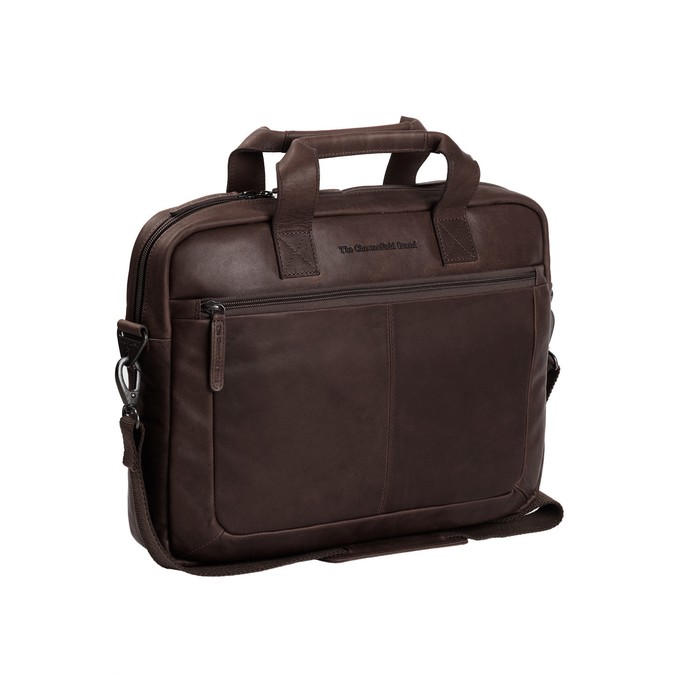 Leather Laptop Bag Brown Calvi - The Chesterfield Brand from The Chesterfield Brand