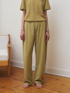 SALE-Moss Raw Silk Pants | By Signe via The Collection One