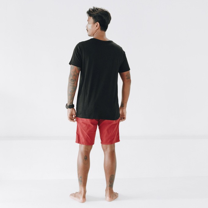 SHORT - organic cotton + 3% elastane - Red from The Driftwood Tales