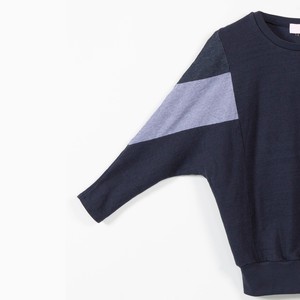 Sweatshirt - AMY - made from 4 different recycled fabrics: blue, blue, denim from The Driftwood Tales