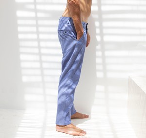 Chino - Recycled cotton and linen blend - light blue from The Driftwood Tales