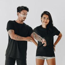 T-shirt - unisex - organic cotton - black via The Driftwood Tales