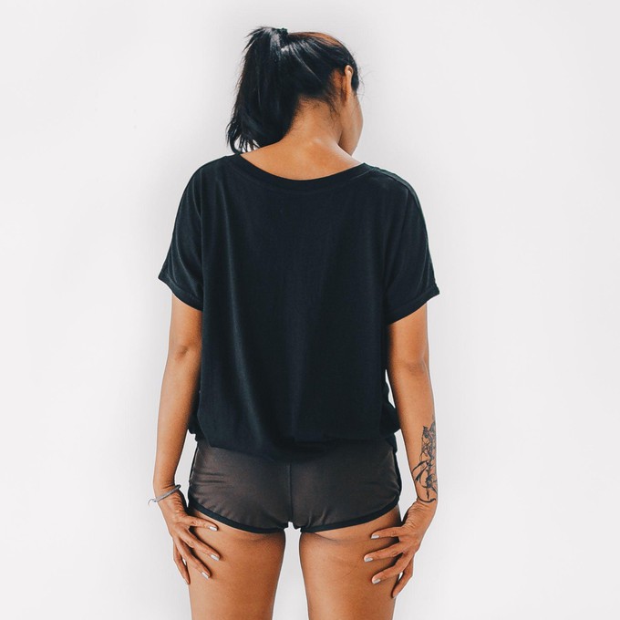 Butterfly T-shirt - organic cotton - black from The Driftwood Tales