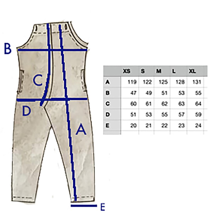 Trouser suit - black - recycled cotton from The Driftwood Tales