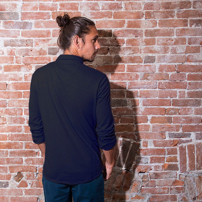 Shirt - Organic cotton - navy blue from The Driftwood Tales