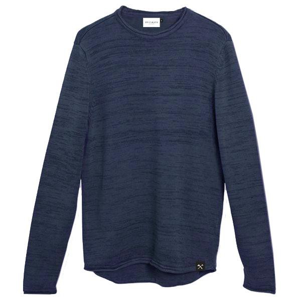 Sweater - knitted with organic cotton - Navy from The Driftwood Tales