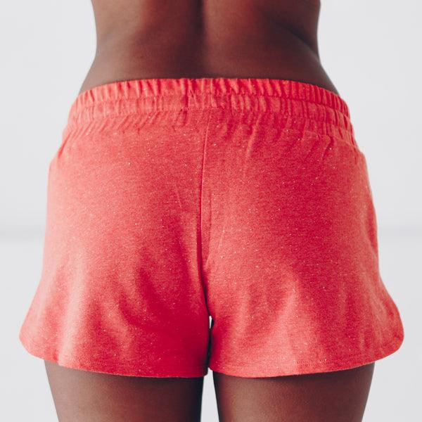 SHORT - recycled cotton - RED NEPPY MELANGEº from The Driftwood Tales