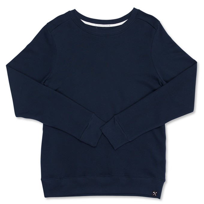Sweatshirt - organic cotton - BASIC - light green or navy from The Driftwood Tales