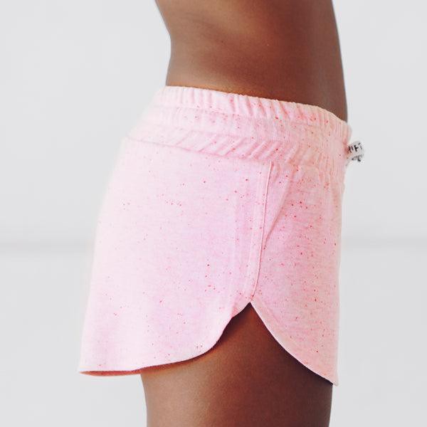 SHORT -recycled cotton - PINK NEPPY MELANGEº from The Driftwood Tales