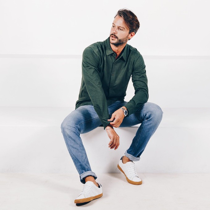 Shirt - Organic cotton - dark green from The Driftwood Tales