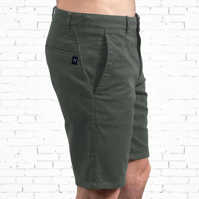 SHORT - organic cotton + 3% elastane - Army Green from The Driftwood Tales