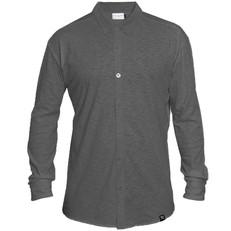 Shirt - Organic Cotton - Anthracite - Concealed Button Down via The Driftwood Tales