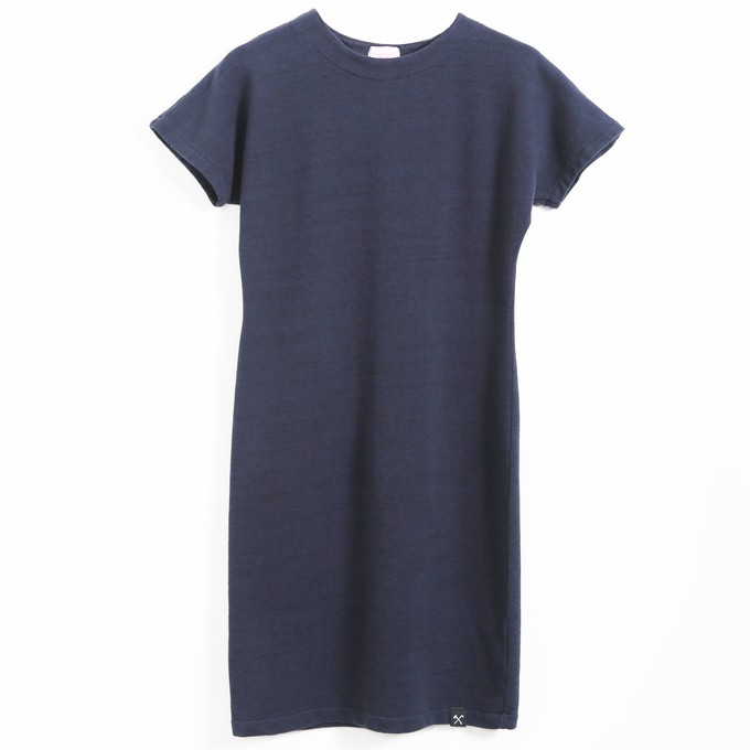 Dress - recycled sweatshirt fabric - dark blueº from The Driftwood Tales