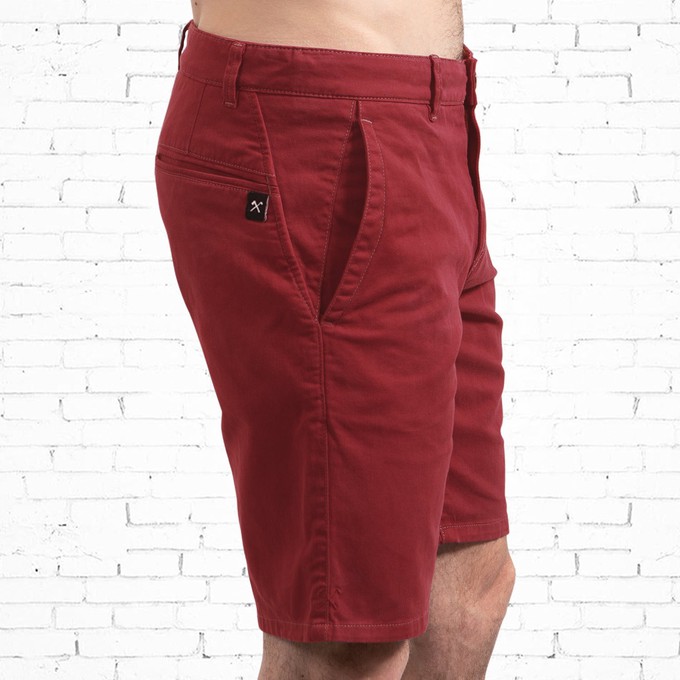 SHORT - organic cotton + 3% elastane - Red from The Driftwood Tales