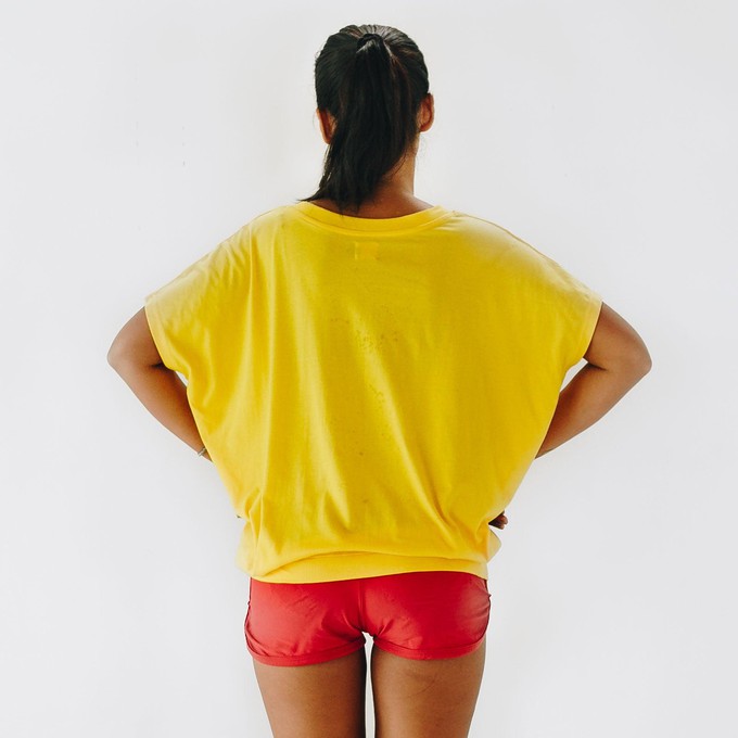 T-shirt butterfly model - organic cotton - yellowº from The Driftwood Tales