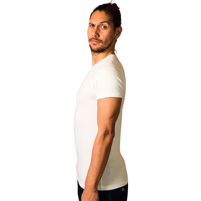 2 x T-shirt Basic - Organic cotton - white - round - neck from The Driftwood Tales