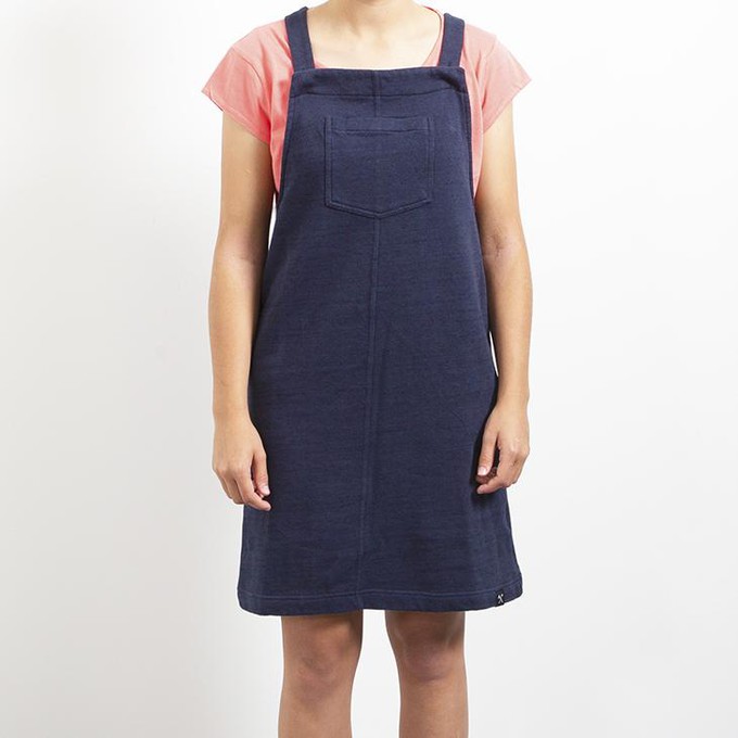 Dress - Garden skirt - recycled cotton - Navy blueº from The Driftwood Tales