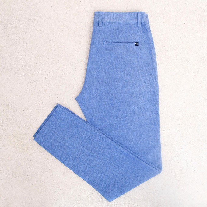 Chino - Recycled cotton and linen blend - light blue from The Driftwood Tales