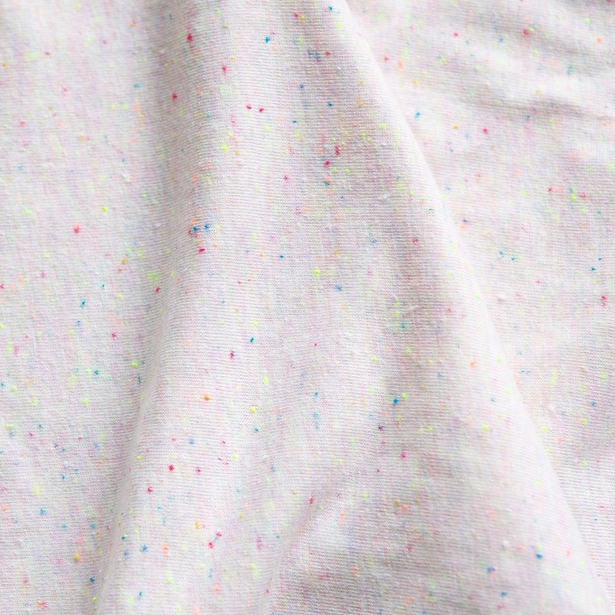 Butterfly T-shirt - recycled fabric - pink fluorescent melange from The Driftwood Tales